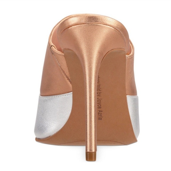 AVEC LES FILLES JOELLE METALLIC HEEL MULES - Picture 4 of 5